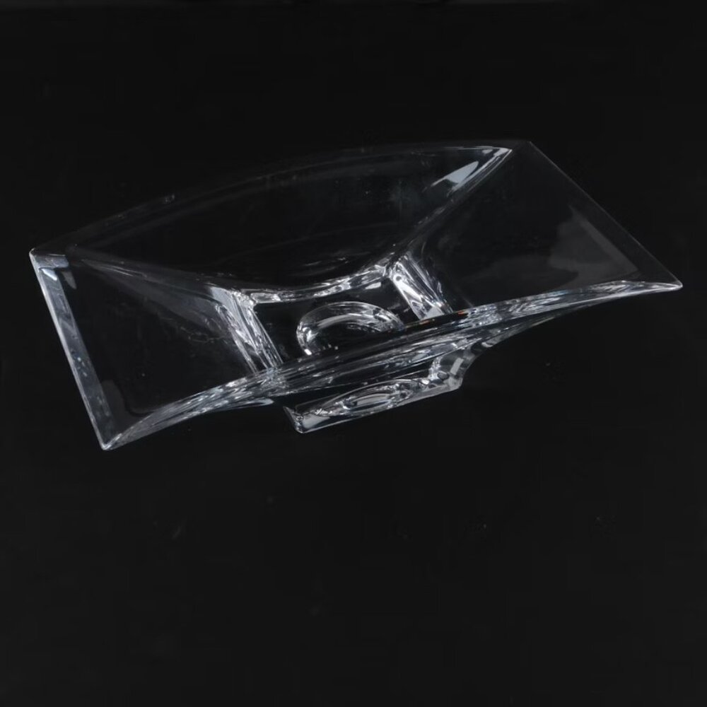 Nambé Clarus Planar 9" Bowl - Designed by Karim Rashid EUC - Picture 2 of 6